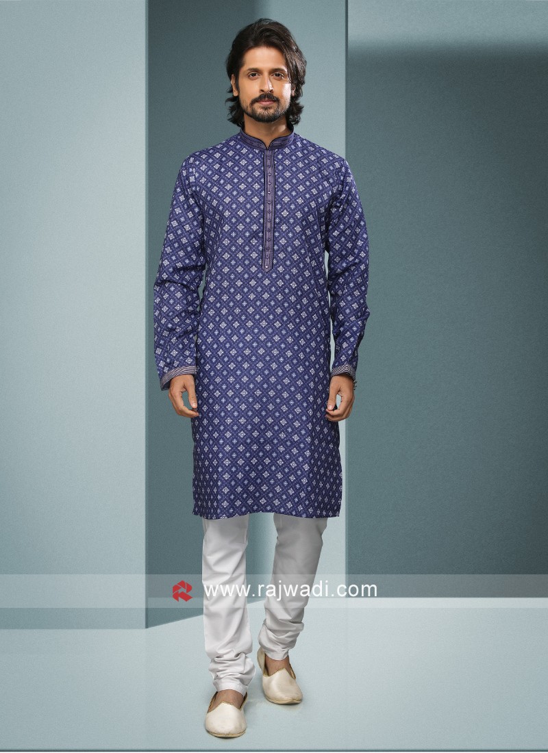 Digital Print Kurta Pajama For Men