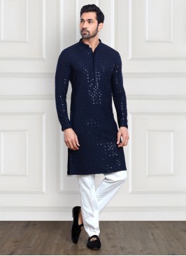 Cotton Silk Designer Kurta Pajama For Men