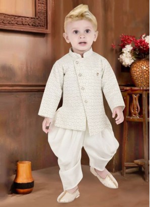 Formal Baby Boy Clothes in Blue and White by Pink Blue India, Made in India