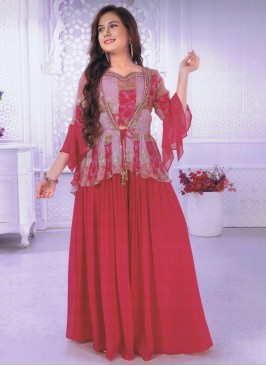 Designer Indowestern Style Palazzo Suit With Jacket