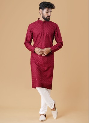 Gajri color deals kurta pajama