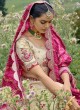 Gorgeous Festive Wear Cream Silk Lehenga Choli With Dupatta