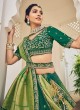 Green Designer Viscose Fabric Lehenga Choli With Dupatta