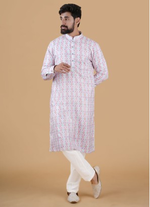 Fancy Printed Cotton Kurta