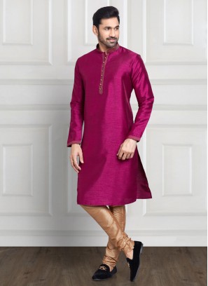 Festive Wear Art Silk Kurta Pajama