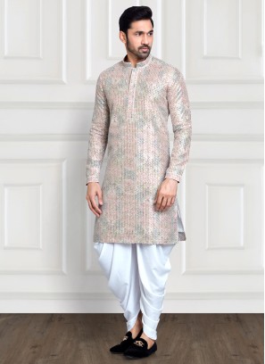 Festive Wear Embroidered Peshawari Style Kurta Pajama