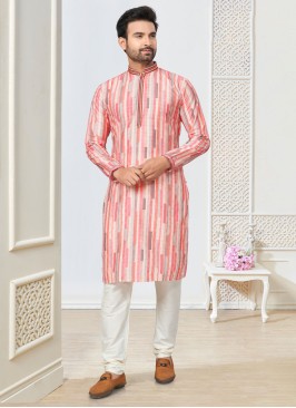 Festive Wear Kurta Pajama In Cotton