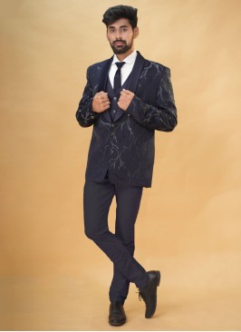 Imported Blue Mens Wear Suit For Wedding