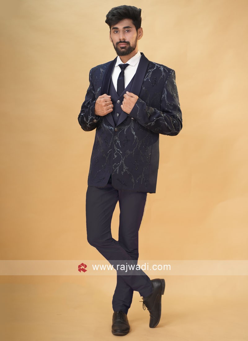 Imported Blue Mens Wear Suit For Wedding