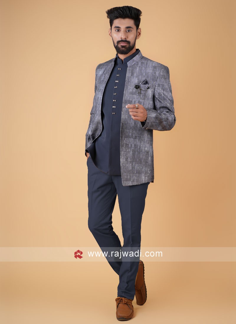 Indo western hotsell jodhpuri jacket