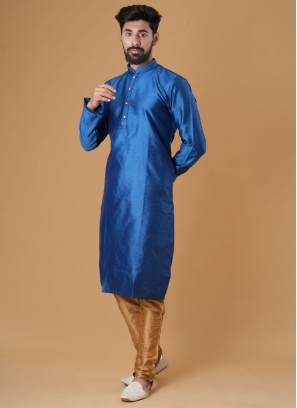 Mens Silk Designer Kurta Pajama