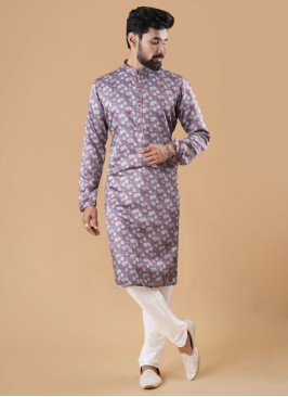 Multi Color Fancy Printed Kurta Pajama