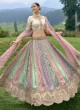 Charming Multi Color Lehenga Choli In Silk
