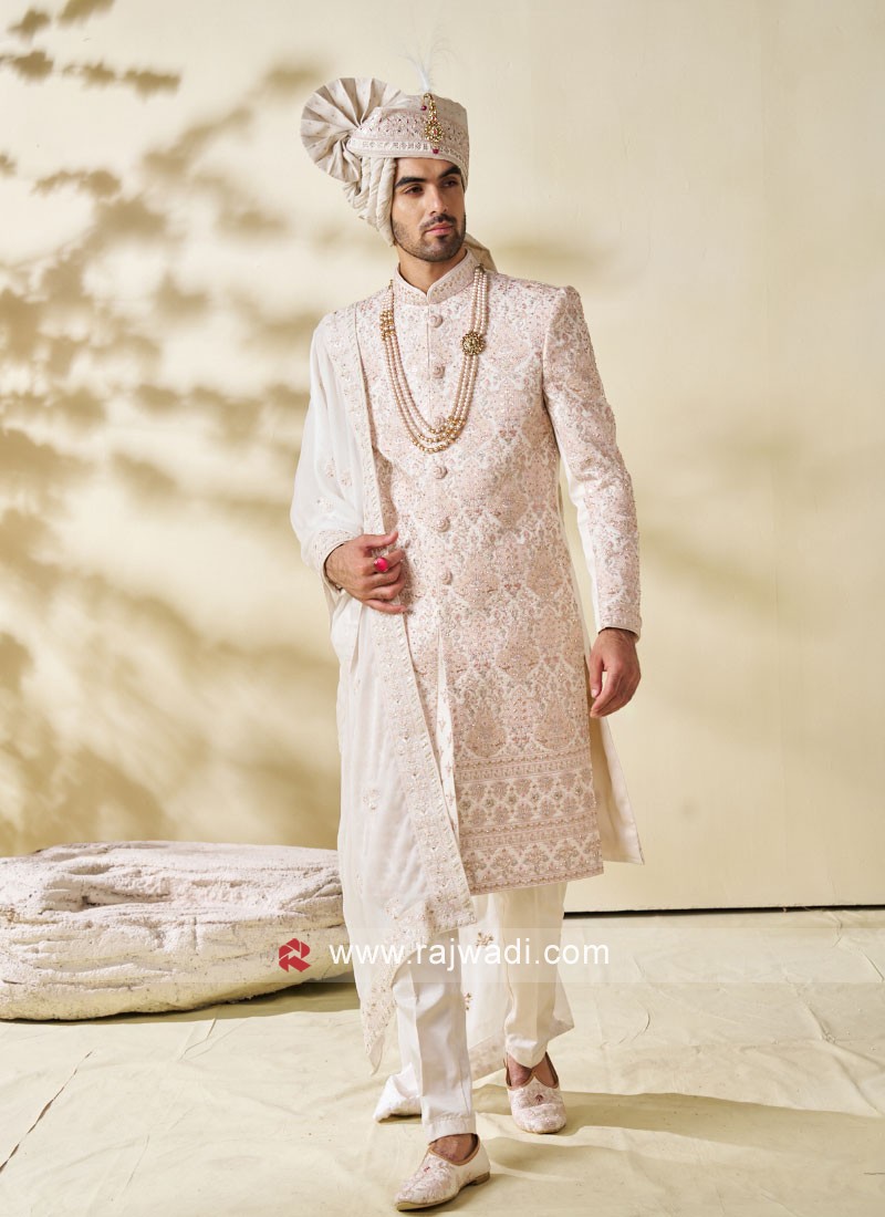 Mens wedding dress sherwani hotsell