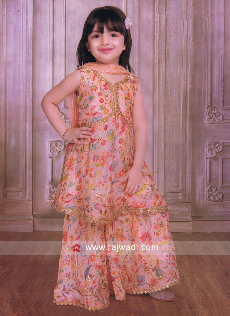Buy Mustard Ethnic Wear Sets for Girls by Modish Courture Online | Ajio.com