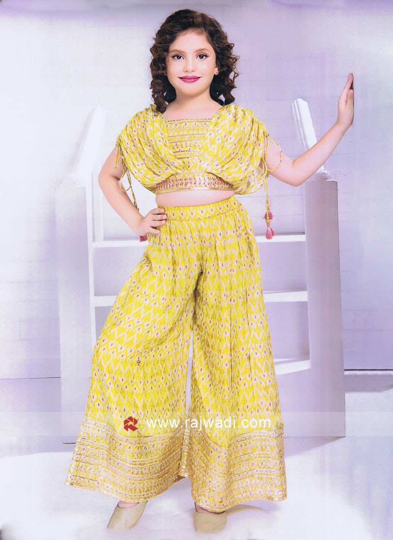 Crop on sale salwar suit