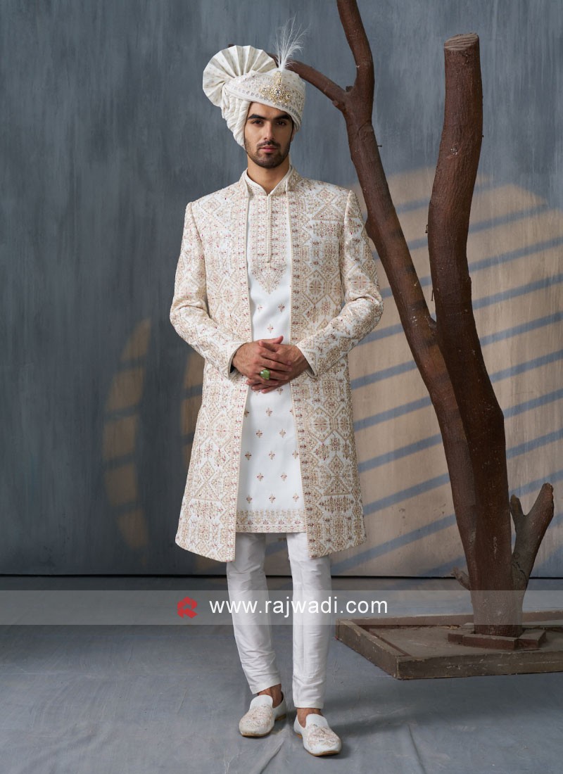 Coat style sherwani hotsell