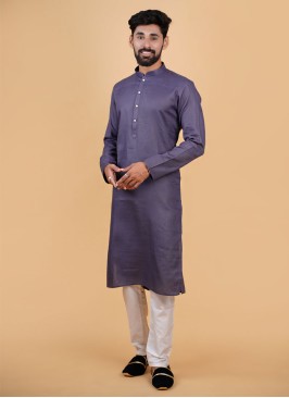 Simple Cotton Kurta Pajama For Festive