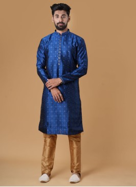 Wedding Wear Silk Kurta Pajama