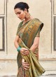 Elegant Multi Color Weaving Silk Saree