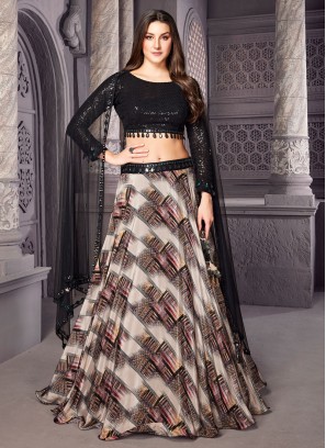 Buy Spangel Fashion Girl's Satin Semi-stitched Lehenga Choli Online at  desertcartKUWAIT