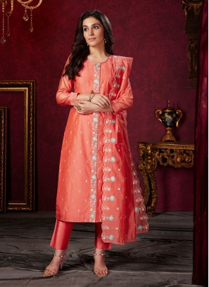 Brighten Your Wardrobe With Orange Salwar Kameez