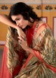 Multi Color Festive Wear Fancy Printed Tissue Silk Saree