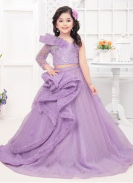 Designer  Lavender Color Lehenga Choli