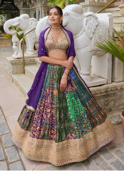 Designer Multi Color Printed Lehenga Choli