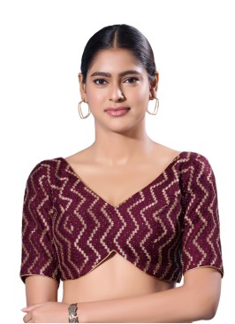 Designer Thread Embroidered Readymade Blouse