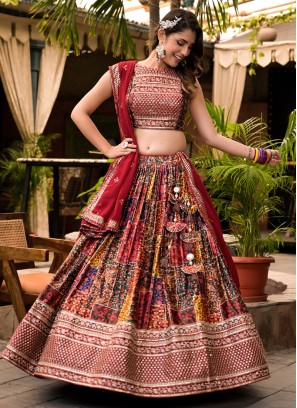 Designer Wedding Wear Multi Color Lehenga Choli