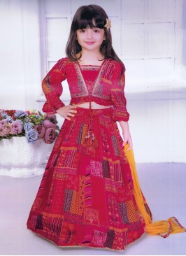 Fancy Printed Wedding Wear Lehenga Choli With Dupatta