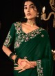 Graceful Chiffon Silk Green Classic Saree