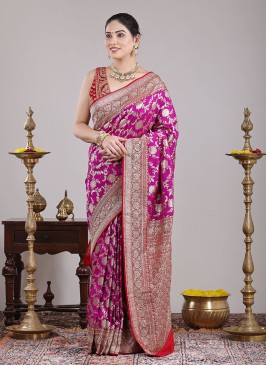 Heavy Work Pure Banarasi Silk Saree