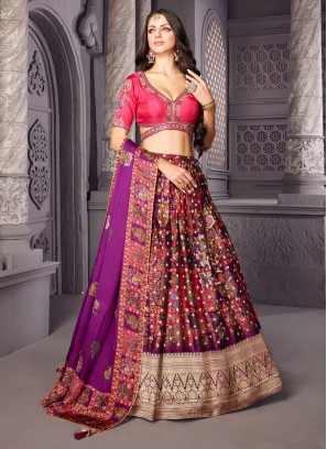 Multi Color Traditional Readymade Lehenga Choli