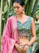 Designer Multi Colored Embroidered Lehenga Choli