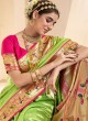 Light Green Weaving Silk Classic Paithani Saree