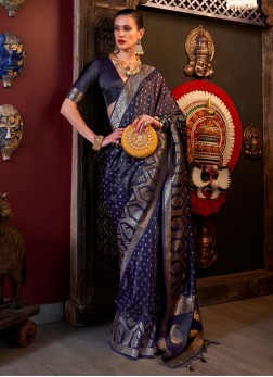 Staring Satin Silk Weaving Classic Saree