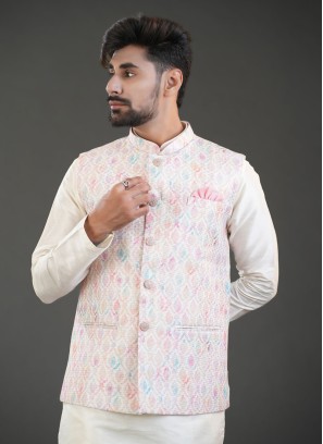 Stylish Multi Color Nehru Jacket For Men