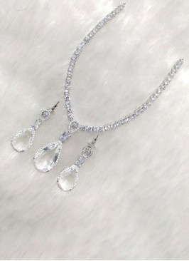 Timeless White Charm Necklace Set
