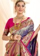 Blue Weaving Silk Classic Paithani Saree