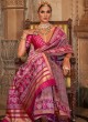 Purple Weaving Classic Saree In Banarasi Silk