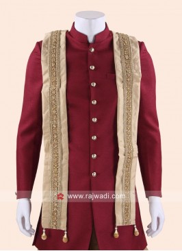 Cream Color Mens Dupatta