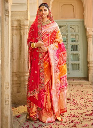 Designer Pure Silk Saree For Wedding