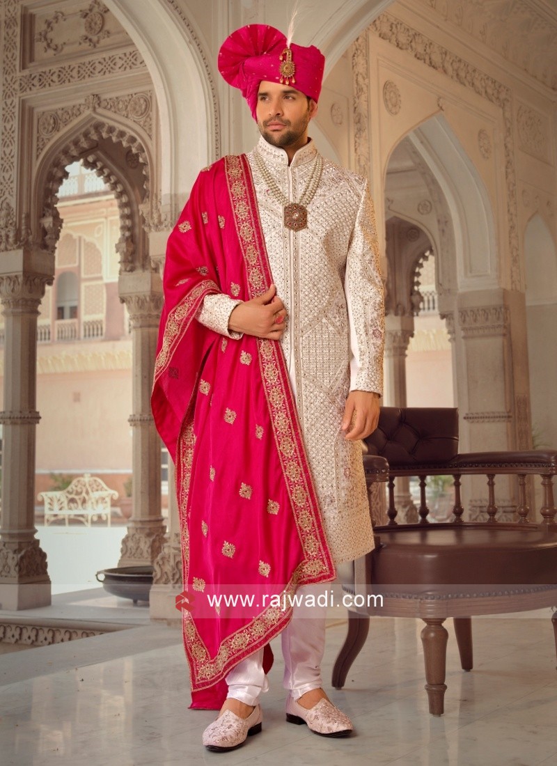 Rajwadi dress for groom hotsell