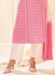 Shagufta Festive Wear Pink Pant Style Suit