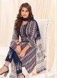 Shagufta Zig Zag Printed Cotton Salwar Kameez