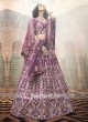 Wine Gotapatti Work Lehenga Choli