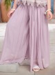 Fancy Palazzo Suit In Chiffon Fabric