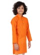 Orange Color Kurta Pajama For Boys